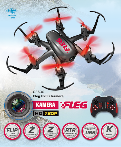 Dron Fleg H20C s kamerou 2,4GHz